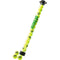 A long, clear tube filled with neon yellow tennis balls labeled as the "Prince 15 Tennis Ball Collector." Ideal for practice sessions, its cylindrical design with black caps on both ends ensures efficient capacity utilization and easy organization for any avid tennis ball collector.