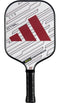 The adidas RX CTRL 3.3 Pickleball Paddle is white with black and red geometric accents, a bold red logo, black handle, Spin Blade Grit for control, and "CTRL," "RX SERIES," and "USA PICKLEBALL APPROVED" on the face.