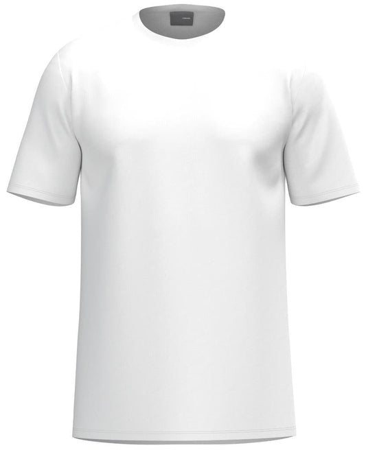 The HEAD Simple Men's Tennis T-Shirt in white provides athletic comfort, making it an ideal addition to any men's tennis wardrobe.