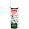 A can of SHOW Shoe Deodorant Spray 250ml from the brand Shoestring is labeled "Shoe Care Products Premium" and features images of chamomile flowers with a pair of crisp white sneakers. This spray, ideal for both leather and textile shoes, includes multilingual text encouraging users to enjoy rejuvenated shoes.