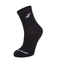 The Babolat Long Socks - Black 3 Pack showcases a sleek design with each sock featuring the iconic white Babolat logo near the top and on the toe. The high-quality craftsmanship of these socks enhances breathability and offers unmatched comfort for any activity.