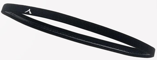 The Kanso Headband - 3 Pack in black, featuring a subtle white logo, is expertly designed to minimize distractions. Displayed against a white backdrop, it offers both style and focus.