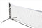 Ideal for children's tennis practice, the Babolat Mini Tennis Net boasts a sophisticated black and white design accented by the "Babolat" branding on its side. Its robust metal frame ensures durability and portability, making it perfect for use against a plain white backdrop or any location of your choice.