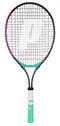 The Prince Ace/Face 26 2025 Junior Pink / Teal Tennis Racket by Prince features a pink and teal frame—an excellent choice for beginner junior players.