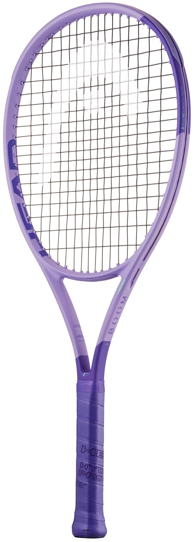 A HEAD Boom Jr 26 Alternate 2026 Junior Tennis Racket with black strings and a wrapped grip, featuring Hy-Bor technology and photographed on a white background.