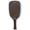 The HEAD Gravity Tour 2025 Pickleball Paddle features a dark checkered 12k raw carbon surface, light blue edges, and a black handle, with the "HEAD" logo near the top and bottom for a control-focused playing experience.