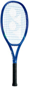A Yonex EZONE 26 Junior Graphite Blast Blue 2025 Tennis Racket with a black grip and blue strings is shown vertically against a white background.