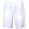 The Yonex YS2000EX White Men's Shorts are made from sweat-wicking polyester and feature an elastic waistband along with a subtle logo on the lower left side.